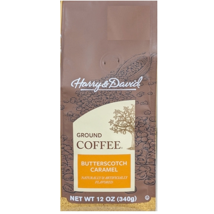 Harry & David Butterscotch Caramel Flavored Ground Coffee 12oz