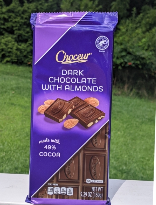 Choceur Dark Chocolate Bar with Almonds 5.29oz (Dark Chocolate)