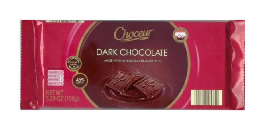 Choceur Dark Chocolate Bar 5.29oz