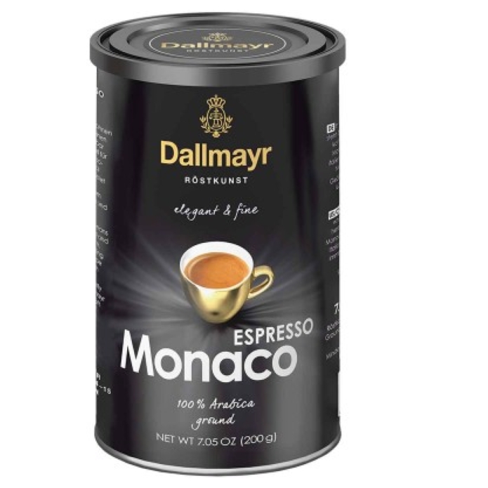 Dallmayr ESPRESSO Monaco Ground Coffee Tin 7oz