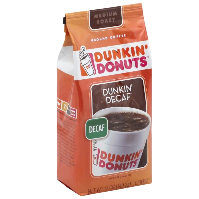 Dunkin Donuts Dunkin Decaf Ground Coffee 12oz (Medium Roast)