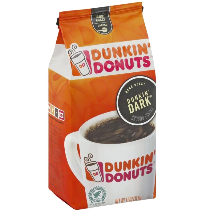 Dunkin Donuts Dunkin Midnight Dark Ground Coffee 11oz (Dark Roast)