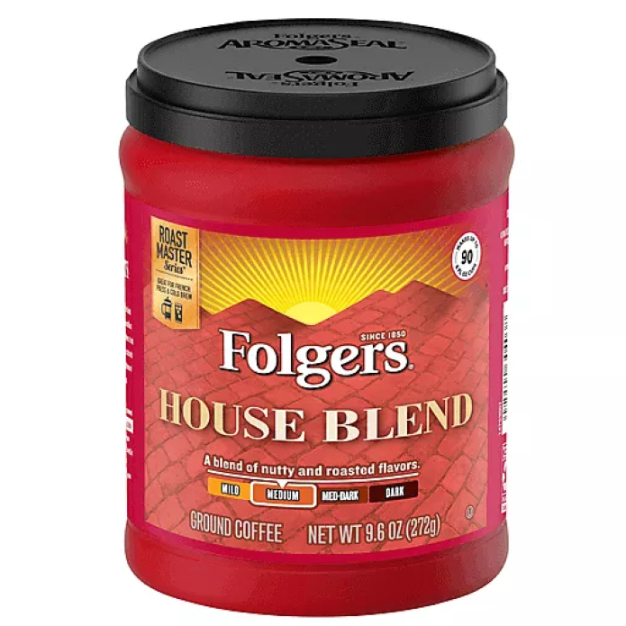 Folgers House Blend Ground Coffee 10.3oz  (Medium Roast)