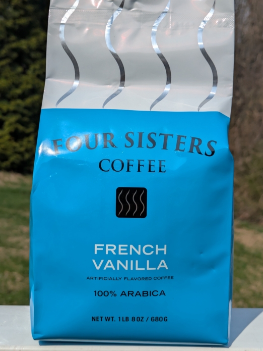 Four Sisters French Vanilla Flavored Ground Coffee Premium Blend  1.8lbs (Medium Roast)