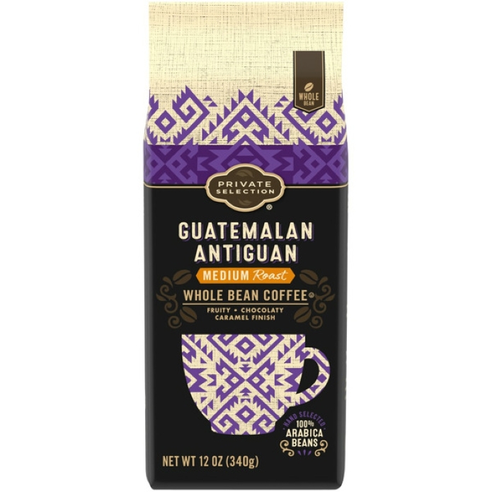 Guatemalan Antiguan Single Origin Whole Bean Coffee Private Selection 12oz (Medium Roast)