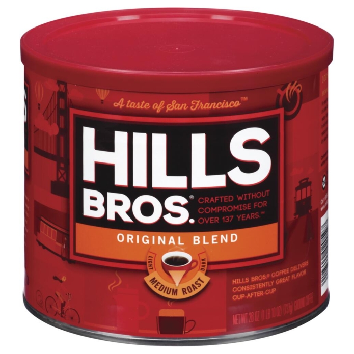 Hills Bros Original Blend Medium Roast Ground Coffee 26oz (Medium Roast)