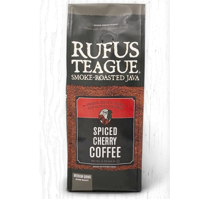 Rufus Teague Spiced Cherry Smoke Roasted Coffee 12oz Bag (Medium Roast)