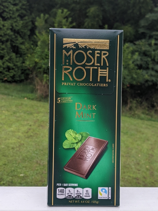 Moser Roth Dark MINT Chocolate Bar 4.4oz (Dark Chocolate)