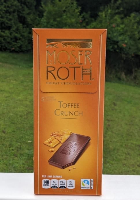 Moser Roth TOFFEE CRUNCH Chocolate Bar 4.4oz