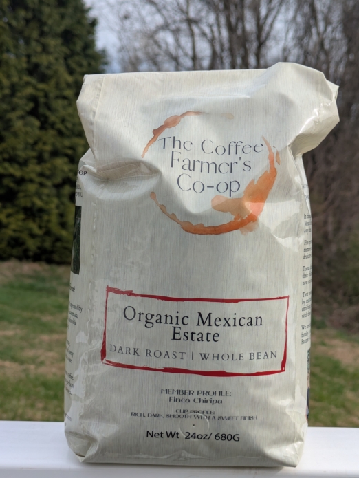 Organic Mexican Estate Whole Bean Coffee 1.5lbs (Dark Roast) Organic Mexican Estate Whole Bean Coffee 1.5lbs (Dark Roast)
