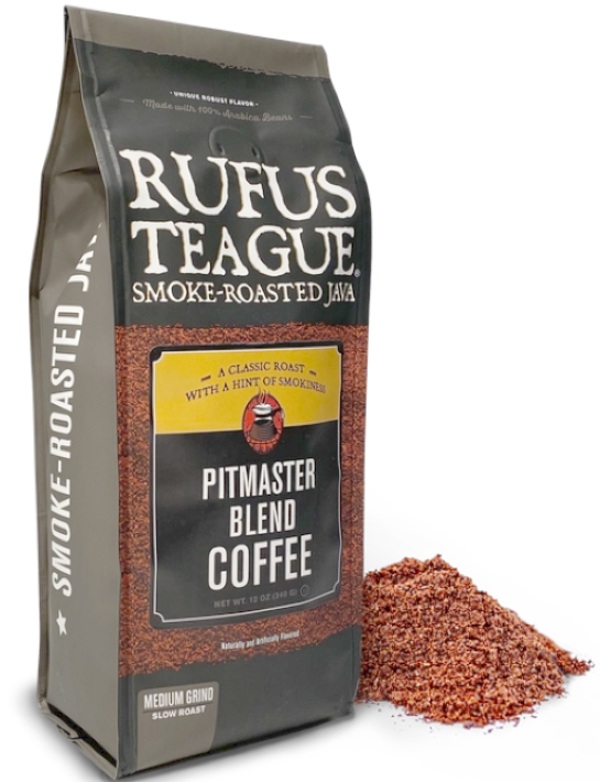 Rufus Teague Medium Roast Flavored Ground Coffee 12oz (Pitmaster Blend)