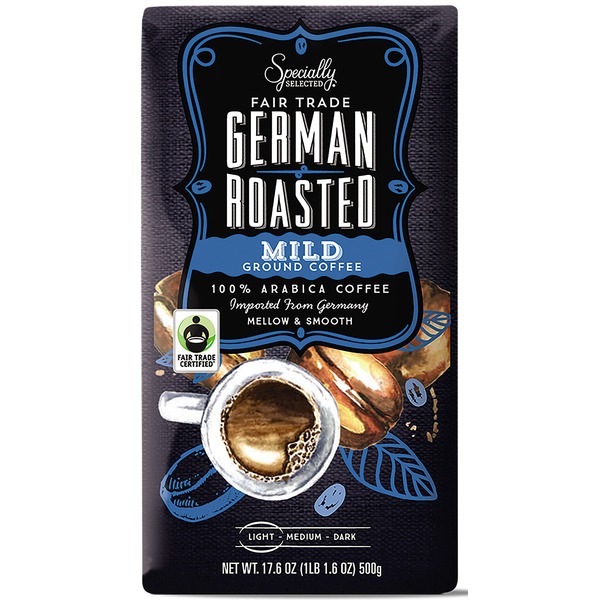 Specially Selected Premium German Roast Ground Coffee 17.6oz (Light Roast)