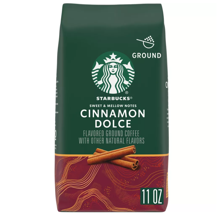Starbucks Cinnamn Dolce Flavored Ground Coffee 11oz (Light Roast)
