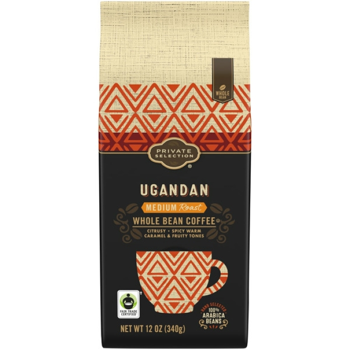 Ugandan Single Origin Whole Bean Coffee 12oz (Medium Roast)