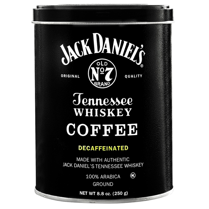 Jack Daniels  DECAF Coffee Infused Tennessee Whiskey 8.8oz Tin (Medium Roast)